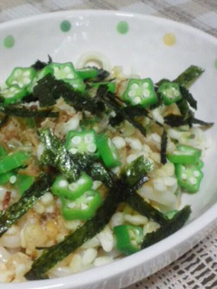 ぶっかけオクラうどん-レシピのメイン写真