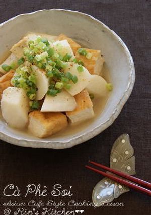 厚揚げと長いもの煮びたし-レシピのメイン写真
