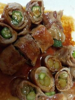 豚肉巻き!!-レシピのメイン写真
