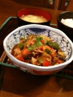 夏野菜と豚肉の塩こうじ炒め-レシピのメイン写真