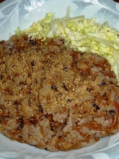 焼肉のタレでそば飯!-レシピのメイン写真