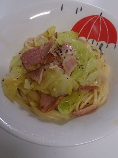 ベーコンとキャベツのパスタ-レシピのメイン写真