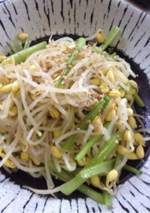 豆もやしと小松菜のナムル-レシピのメイン写真