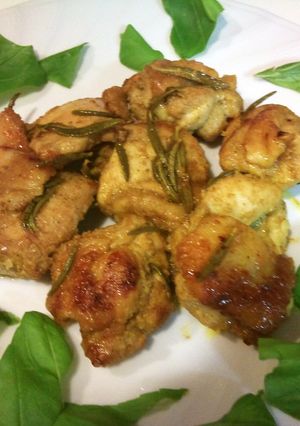 鶏もも肉のローズマリーカレー風味-レシピのメイン写真