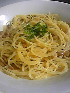 味醂醤油&白だし&卵黄〜☆納豆パスタ-レシピのメイン写真