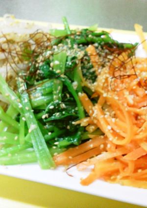 簡単♪超旨い　三色ナムル-レシピのメイン写真
