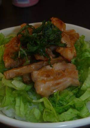 タコス風？焼肉どんぶり★-レシピのメイン写真