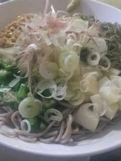 四種のねばねばの冷やし蕎麦-レシピのメイン写真
