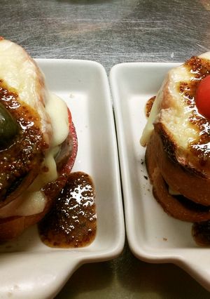 ガッツリ！ホットサンド！-レシピのメイン写真