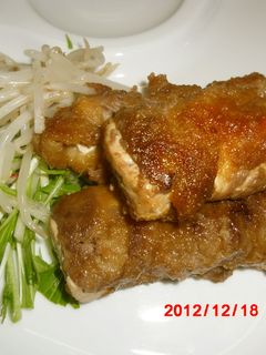 豆腐の肉巻き照り焼き-レシピのメイン写真