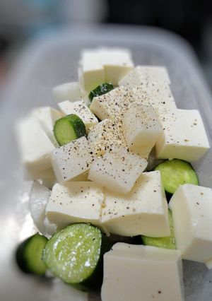 きゅうりと大根と豆腐の塩サラダ-レシピのメイン写真