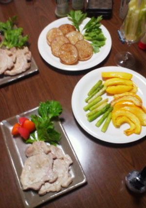 野菜とお肉のオリーブソテー献立-レシピのメイン写真
