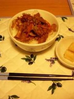 おうちでブタ丼♪-レシピのメイン写真