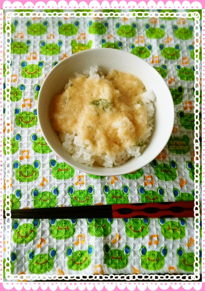 めんつゆでとろろご飯-レシピのメイン写真