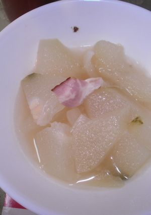 簡単夏野菜スープ♡冬瓜とベーコンのスープ-レシピのメイン写真