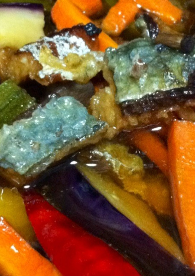 鯖と野菜の揚げびたし-レシピのメイン写真