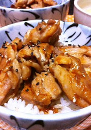 晩餐館のタレで簡単美味しい鶏照り焼き丼。-レシピのメイン写真