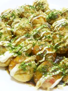 エコ料理☆残った茶わん蒸しでタコ焼き!-レシピのメイン写真