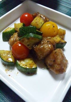 豚肉とズッキーニの炒めもの-レシピのメイン写真