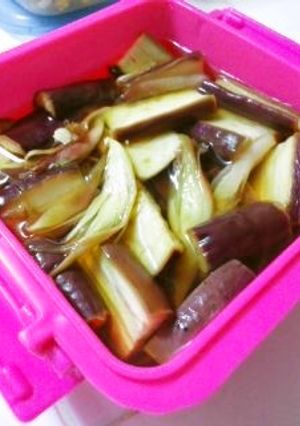 *レンジで簡単!なすのポン酢煮*-レシピのメイン写真
