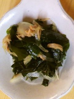 わかめとツナの酢の物-レシピのメイン写真