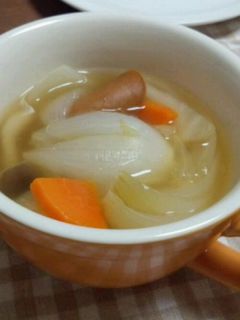 新玉ねぎの丸ごとポトフ-レシピのメイン写真