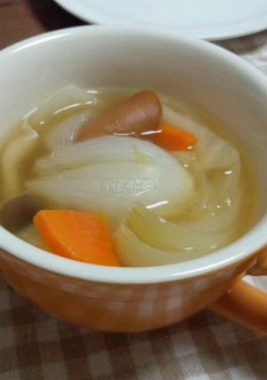 新玉ねぎの丸ごとポトフ-レシピのメイン写真