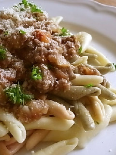 あっさり美味な簡単ミートソースパスタ-レシピのメイン写真
