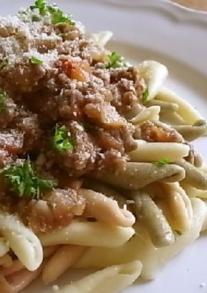 あっさり美味な簡単ミートソースパスタ-レシピのメイン写真