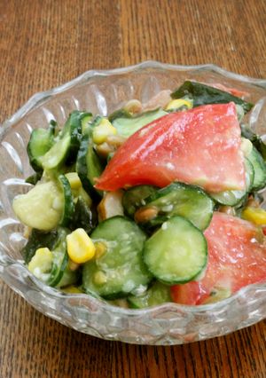 梅シロップ塩麹de夏野菜のサッパリ酢の物-レシピのメイン写真