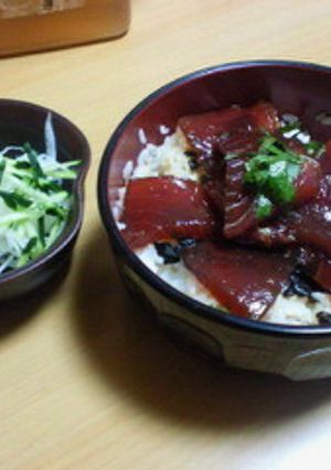 マグロの漬け丼-レシピのメイン写真