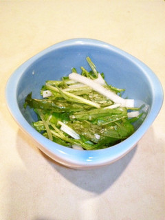 オリーブ de 水菜 ~塩麹あえ-レシピのメイン写真