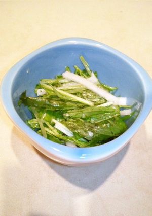 オリーブ　de　水菜　～塩麹あえ-レシピのメイン写真