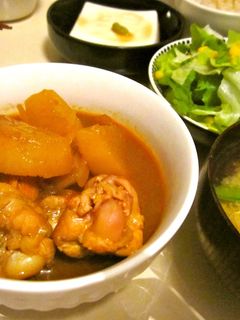 手羽元と大根の和風カレー煮つけ-レシピのメイン写真