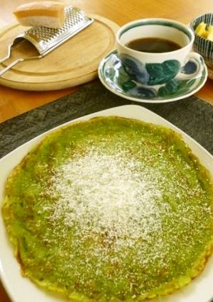 バジルパンケーキ-レシピのメイン写真