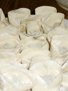 餃子の皮で青紫蘇(大葉)のワンタン-レシピのメイン写真