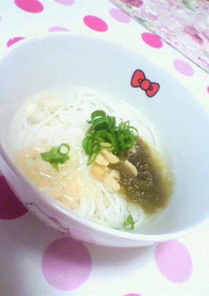 簡単！すぐ出来！白だしDEにゅうめん-レシピのメイン写真