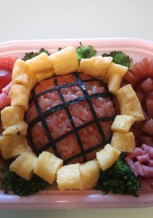 簡単、お花のお弁当-レシピのメイン写真