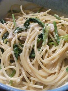 牡蠣とほうれん草のクリームパスタ-レシピのメイン写真