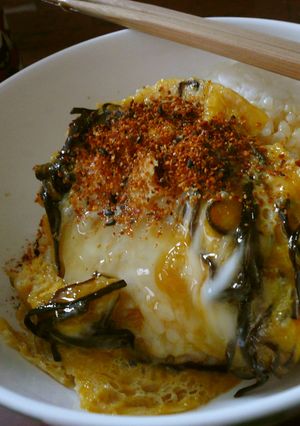 ●ずぼら飯:塩コンブたまごのっけ●-レシピのメイン写真