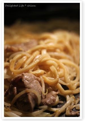 焼肉の後に焼きうどん♪-レシピのメイン写真
