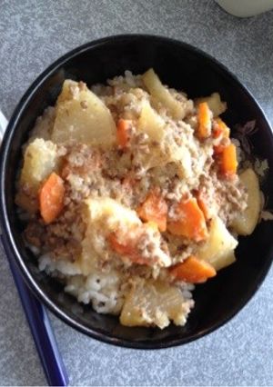 大根と挽肉の丼ぶり☆-レシピのメイン写真