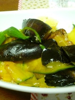 夏野菜とニンニクの塩麹いため-レシピのメイン写真