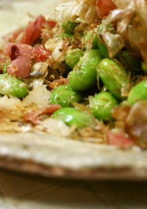 枝豆とカリカリ梅のおつまみ。。。-レシピのメイン写真