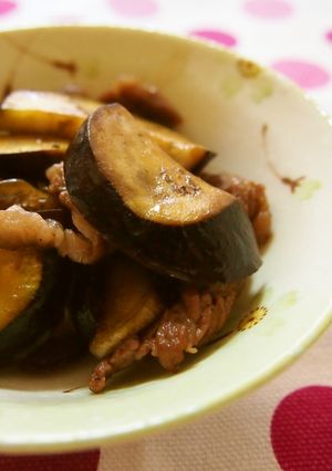ごま油が香ばしい！ナスと牛肉の和風炒め-レシピのメイン写真