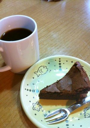 材料は3つだけの簡単ガトーショコラ-レシピのメイン写真