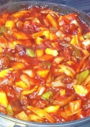 塩麹豚と沢山野菜スタミナ抜群激うま酢豚-レシピのメイン写真