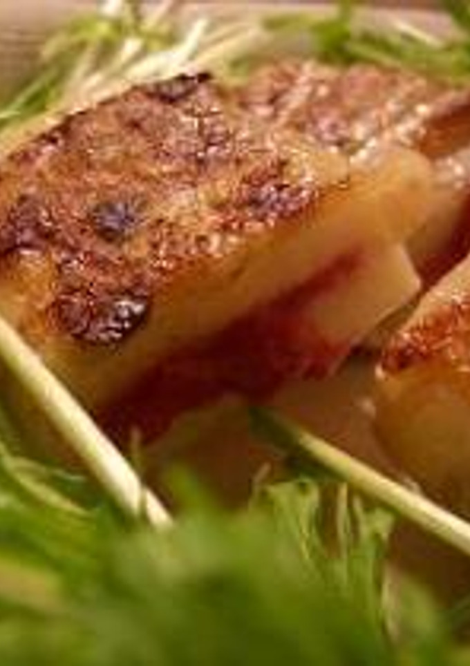 梅はさみ長いもの豚肉巻き焼き。-レシピのメイン写真