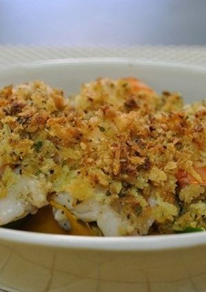 海老と夏野菜のパン粉焼き-レシピのメイン写真