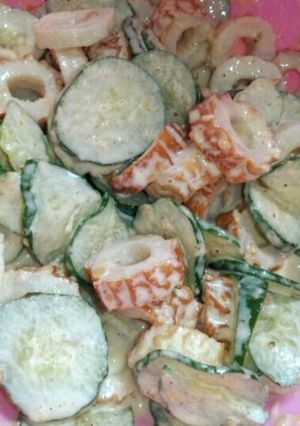 ＊きゅうりとちくわの味噌マヨ和え＊-レシピのメイン写真
